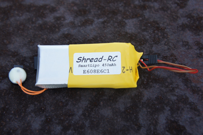 450mAH LiPo battery
